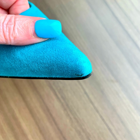 HOST PICK - 4" Blue Suede Stilettos by Guess. Size 7. Excellent Condition - Picture 9 of 14